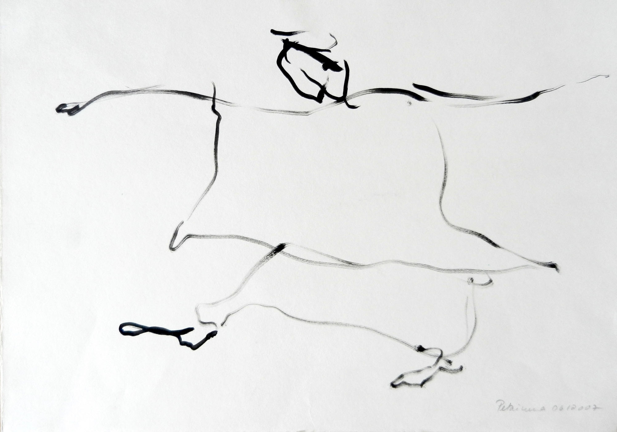 Acrylfarbe auf Papier